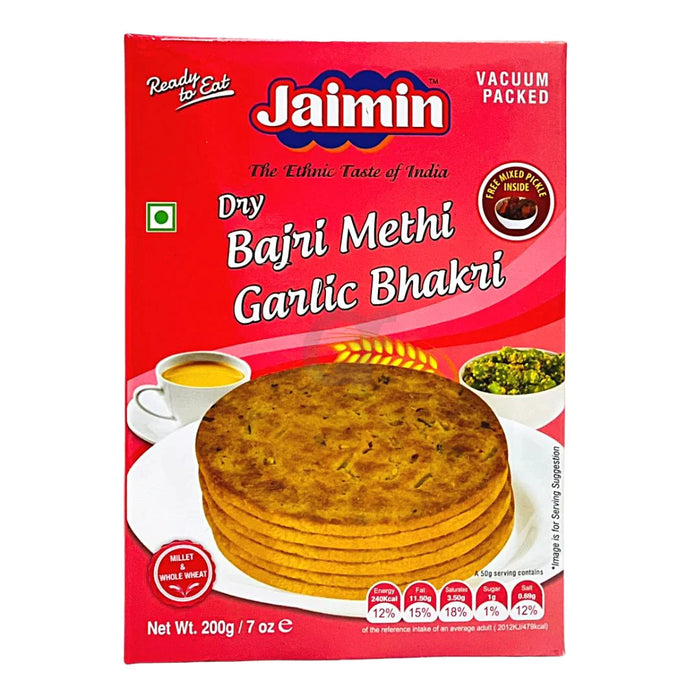 Bajri Methi Garlic Bhakri