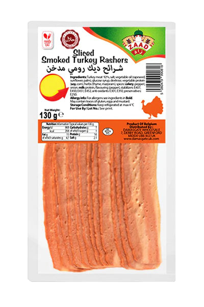Sliced Smoked Turkey Rashers