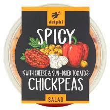 Medium Hot Chickpea Salad