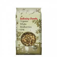 Infinity Foods Organic White Mulberries (250g)