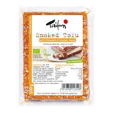 Smoked Tofu With Almond & Sesame - 200g - Taj Supermarket