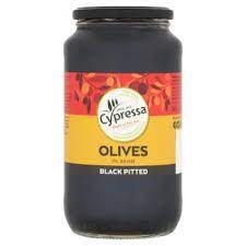 Cypressa Pitted Black Olives (860g)